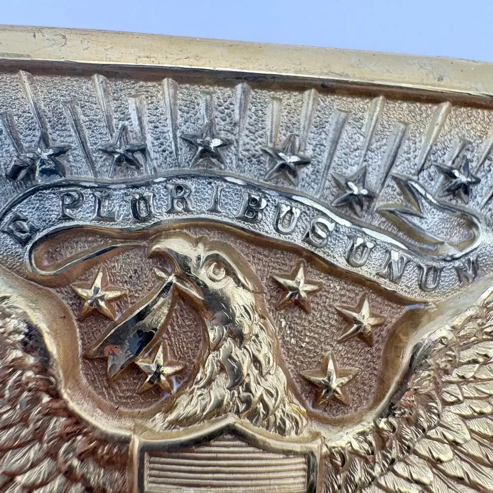 E PLURIBUS UNUM American Eagle Belt Buckle